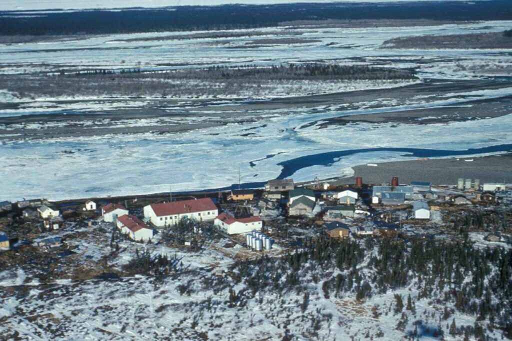 Aerial view of Noatak