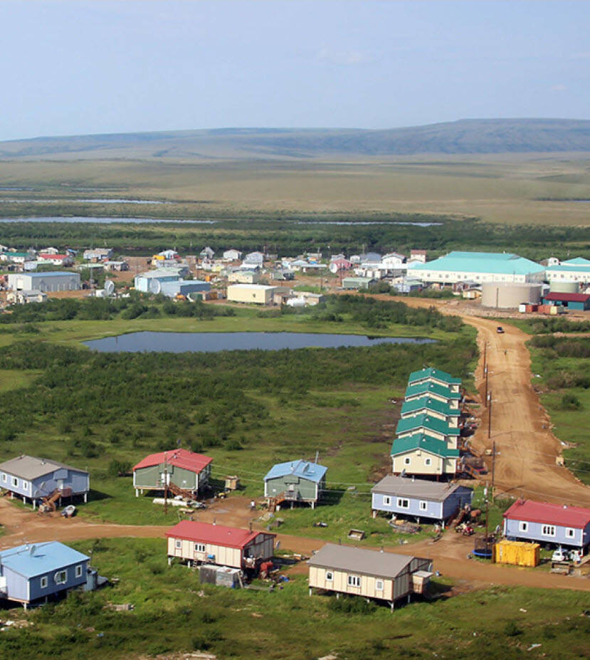 Aerial view of Buckland