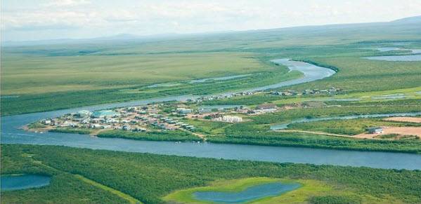 Aerial view of Buckland